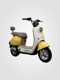 BICICLETA ELECTRICA MOPED-BLANCO/AMARILLO